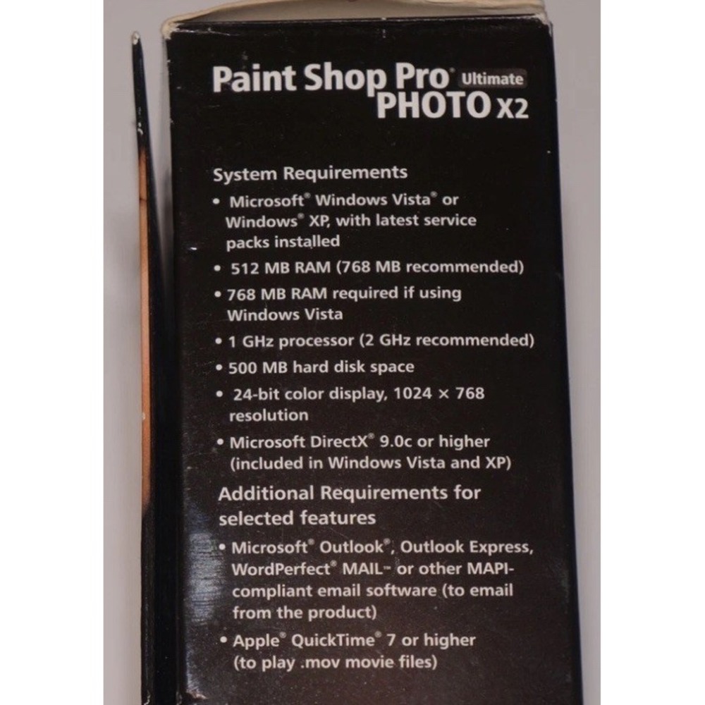 Corel Paint Shop Pro Photo X2 Ultimate PC Software - Picture 3 of 3